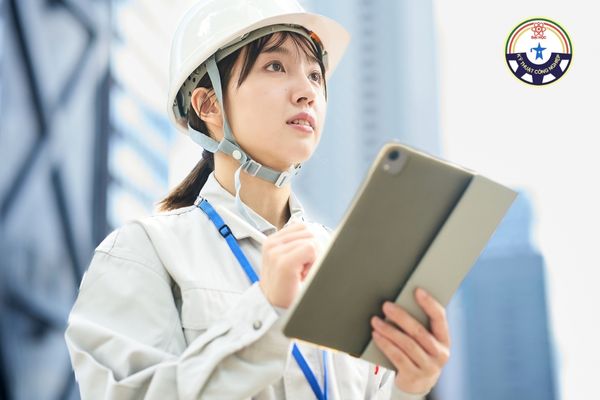 con gai co hoc duoc ky thuat xay dung